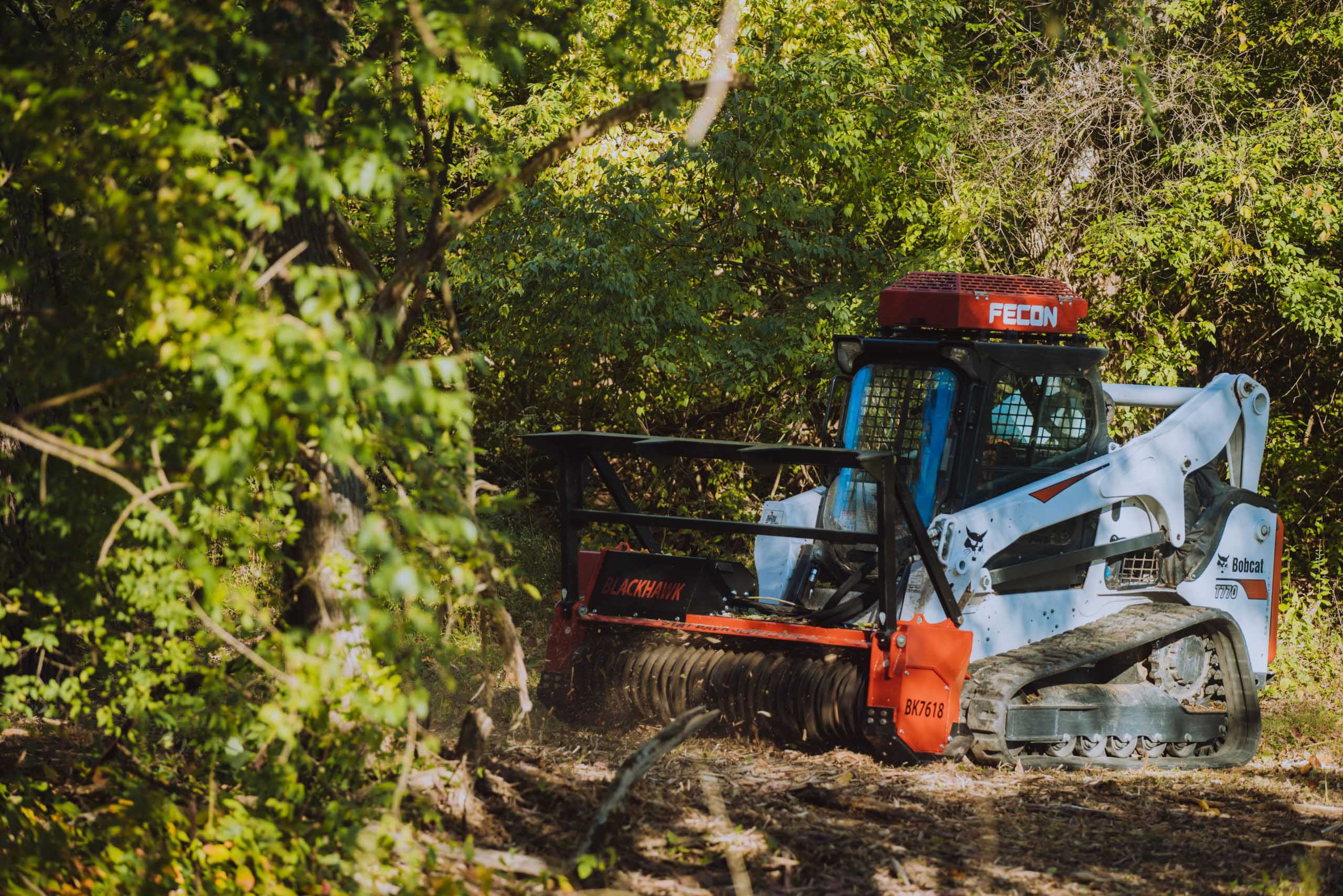 Blackhawk Skid Steer Mulching Attachment | FECON