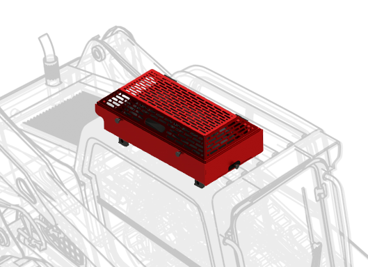 Roof Mounted Hydraulic Cooler - Fecon