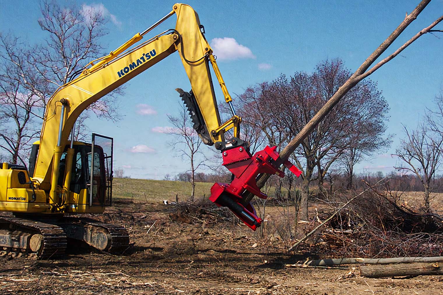 What Size Excavator for Tree Removal? 