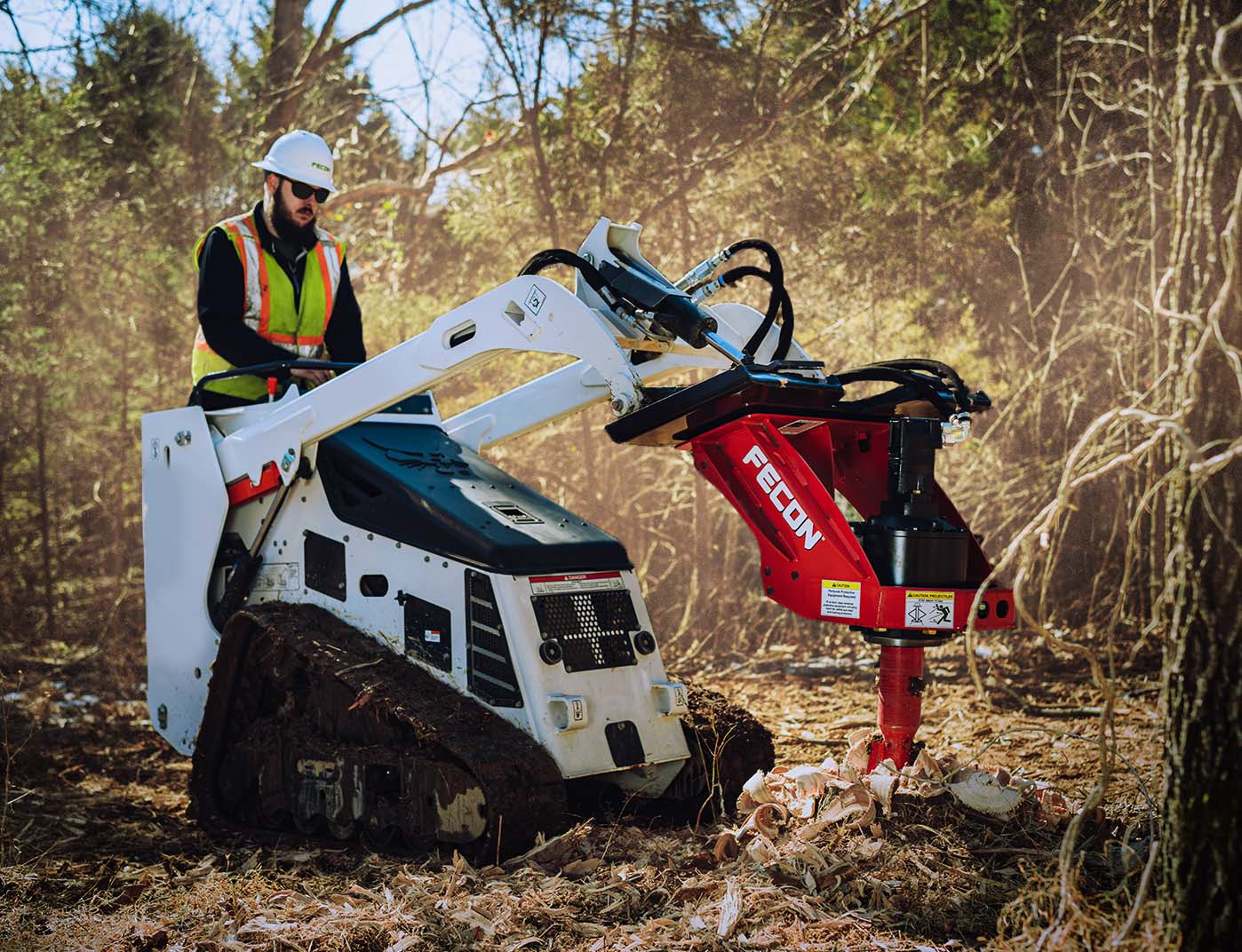 Compact STUMPEX | Stump Grinder Attachment | FECON